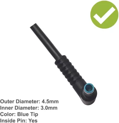 HP Original Smart AC 19.5V 4.5mm Blue Pin Charger 65 W Adapter - Image 3